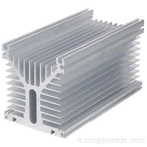 Dissipateur en aluminium extrudé de haute qualité